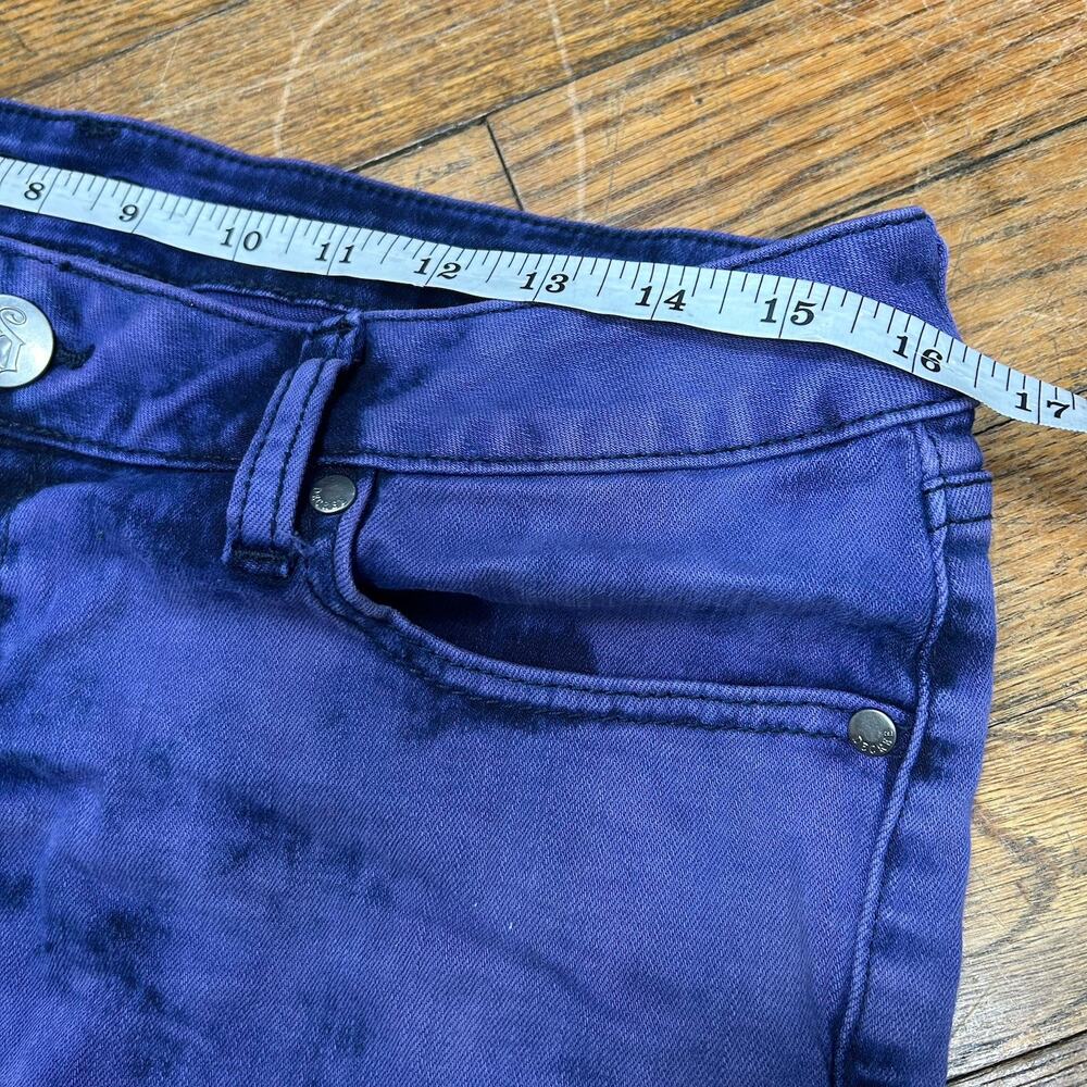 Vintage Y2K BUNDLE Tie Dye Micro Jean Mini Denim Shorts Size 11 Low Rise - Picture 9 of 14